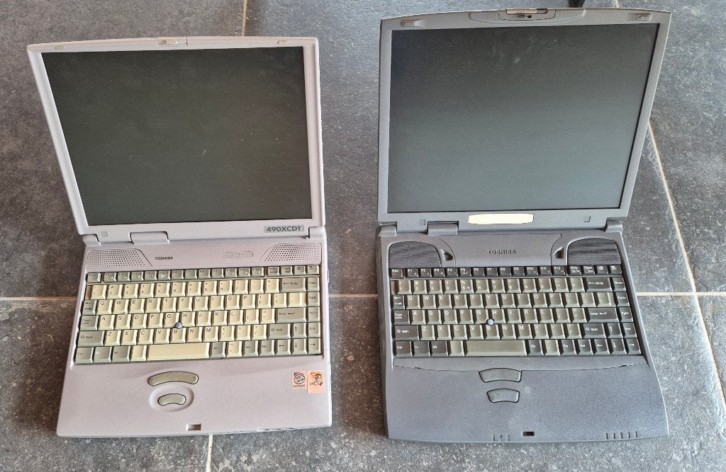 Vintage laptop, Computers en Software, Vintage Computers, Ophalen of Verzenden, Toshiba