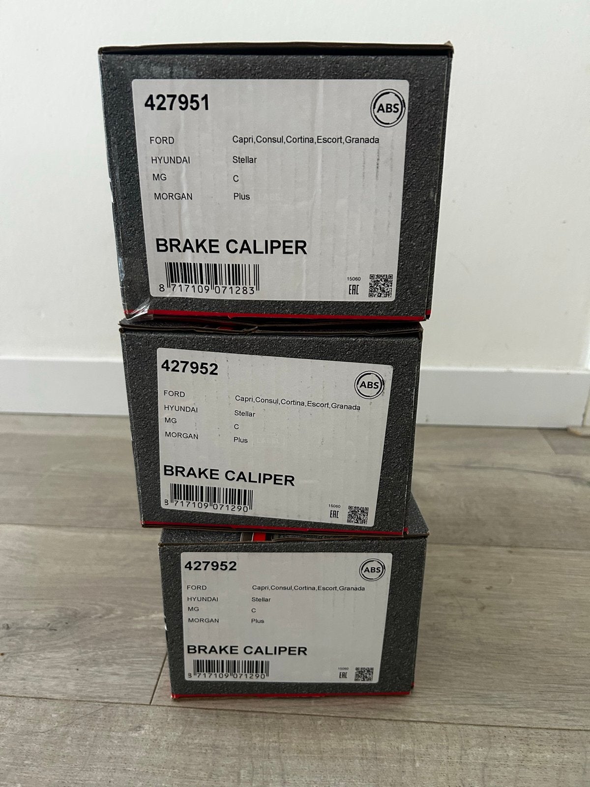 3 Nieuwe ABS Remklauw voor Ford, Hyundai, MG, Morgan, Ophalen, Nieuw, Hyundai
