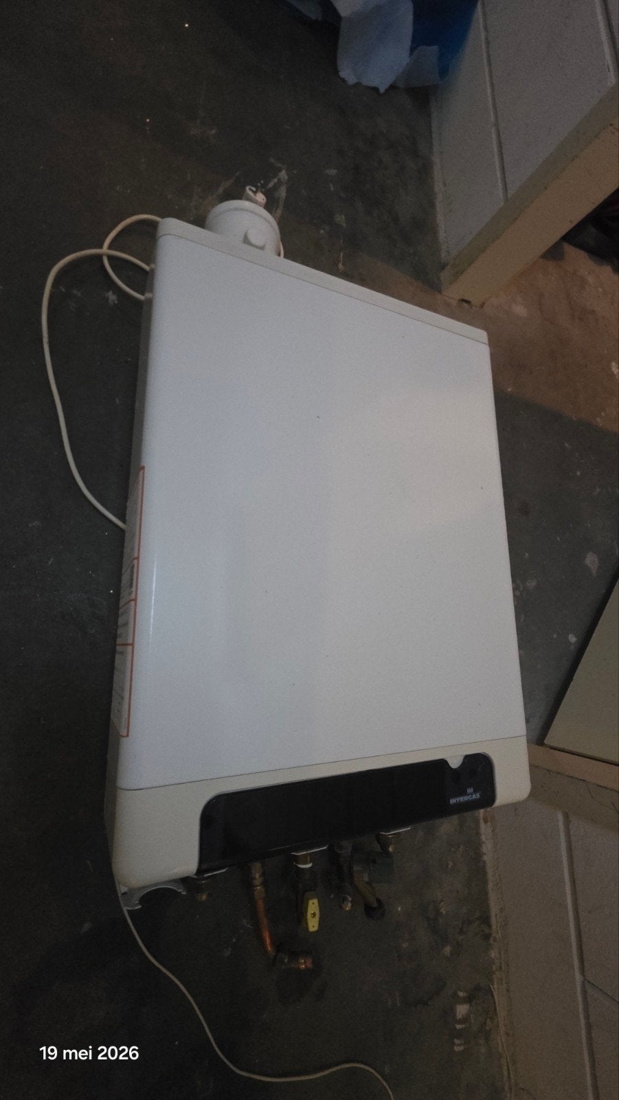 Intergas Kompakt HRE 24/18 CW3 CV-ketel (2014), Ophalen of Verzenden, Gebruikt, Cv-ketel of Combi-ketel, Hoog rendement (Hr)