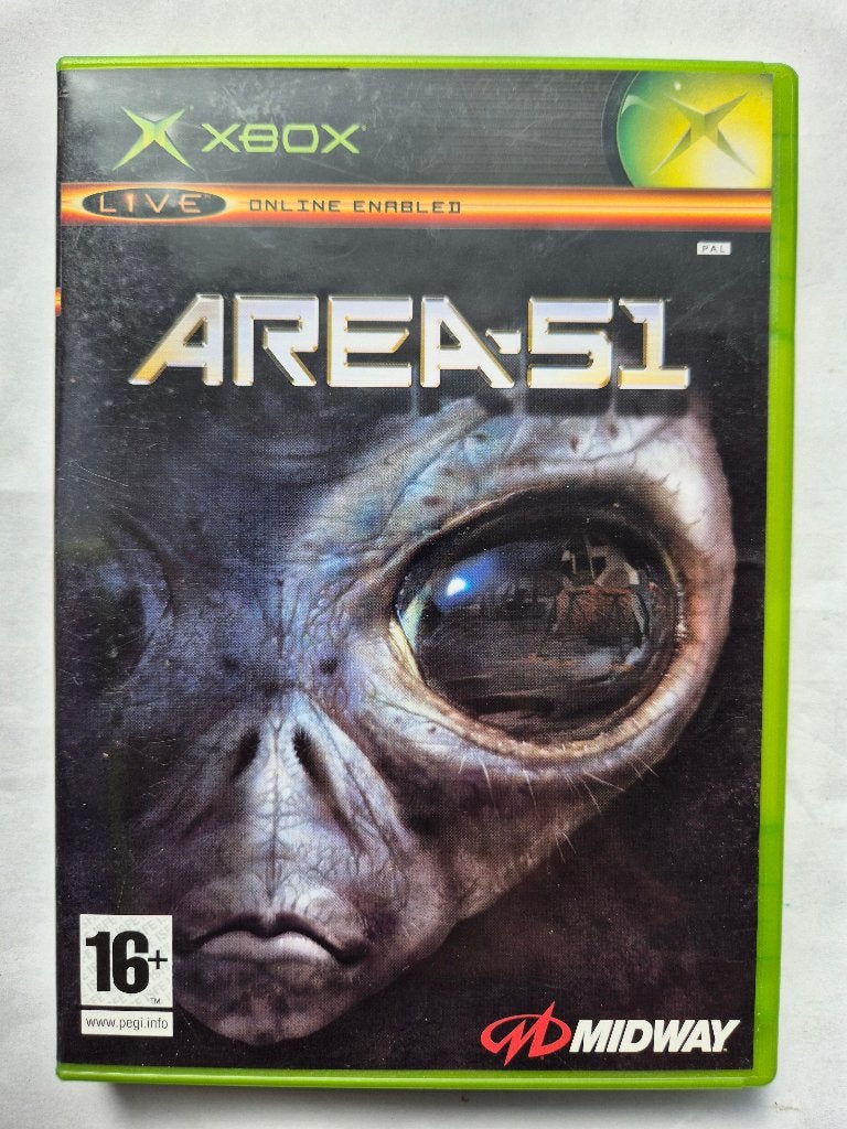 AREA 51, Spelcomputers en Games, Games | Xbox Original, Gebruikt, 1 speler, Racen en Vliegen, Ophalen of Verzenden