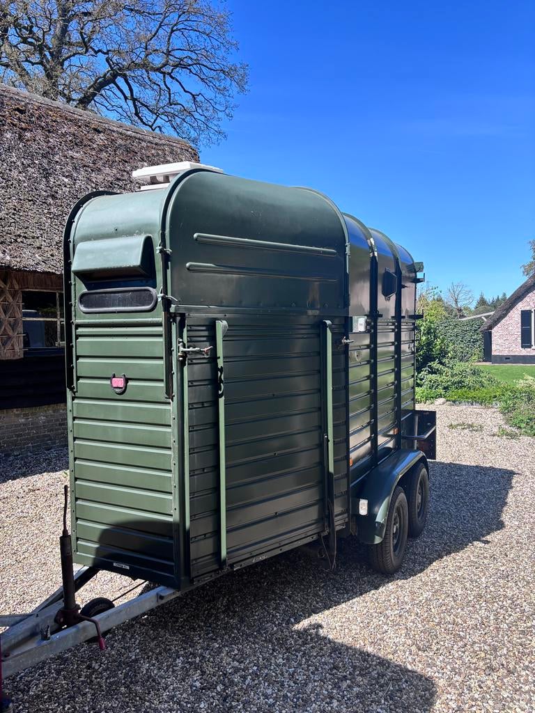 Rice Boufort dubbele Paardentrailer - Ideaal voor Foodtruck!, Ophalen, Gebruikt