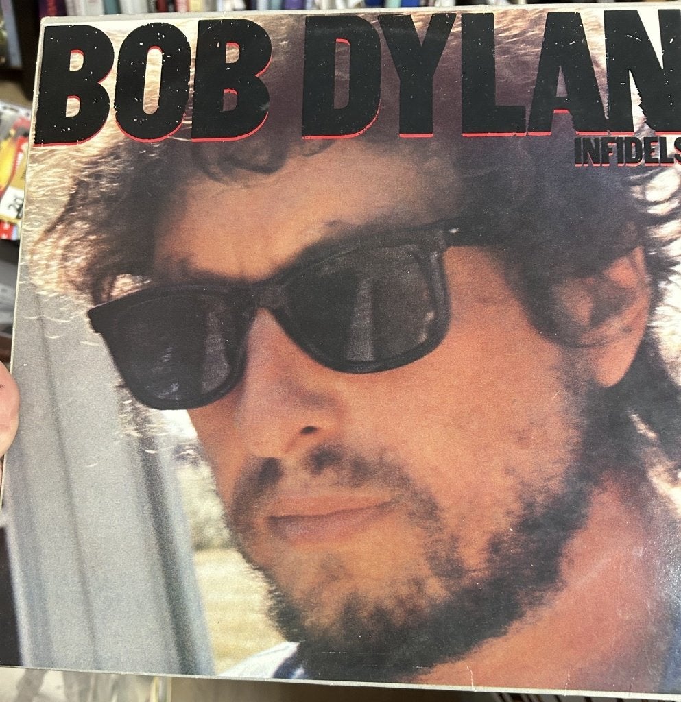 Bob Dylan: Infidels (lp), Ophalen of Verzenden, Zo goed als nieuw, 12 inch, Singer-songwriter