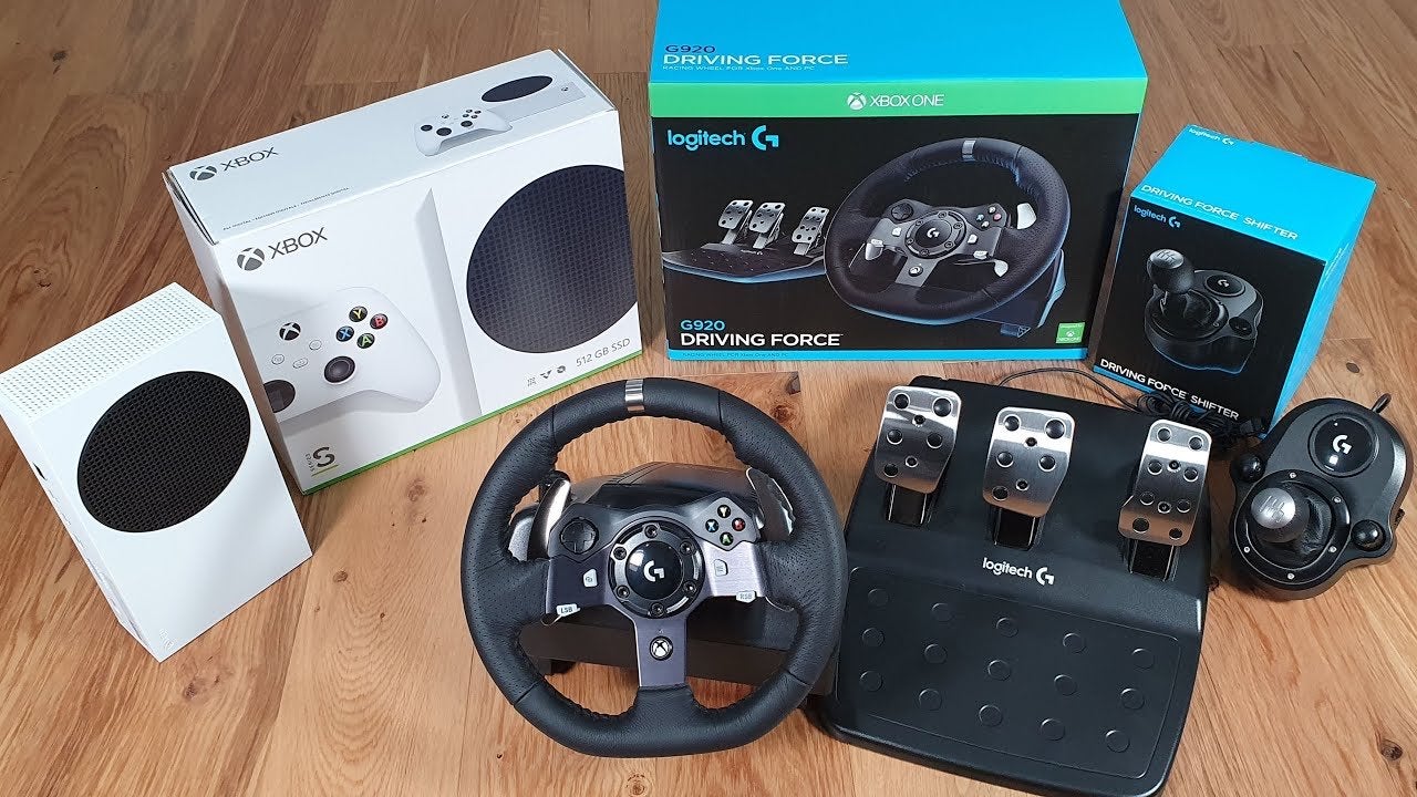 Xbox Series S met Logitech G920 racestuur en shifter, Spelcomputers en Games, Ophalen of Verzenden, Zo goed als nieuw, Xbox Series S