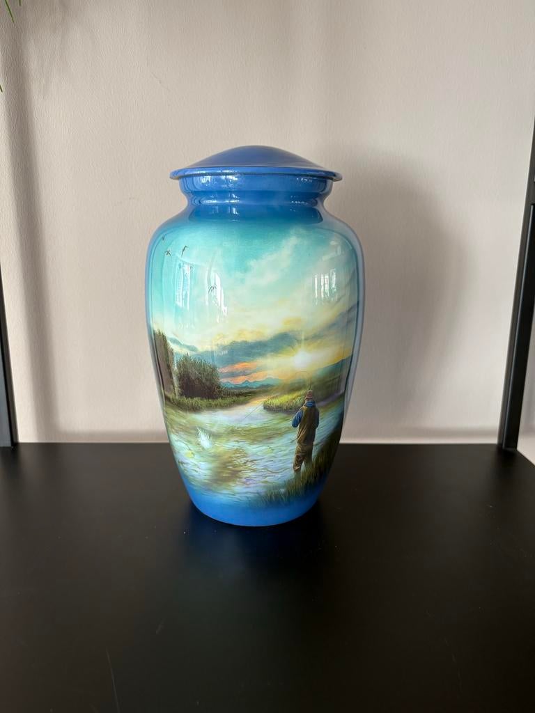 Urn visser 3,5 liter urnen, Ophalen of Verzenden