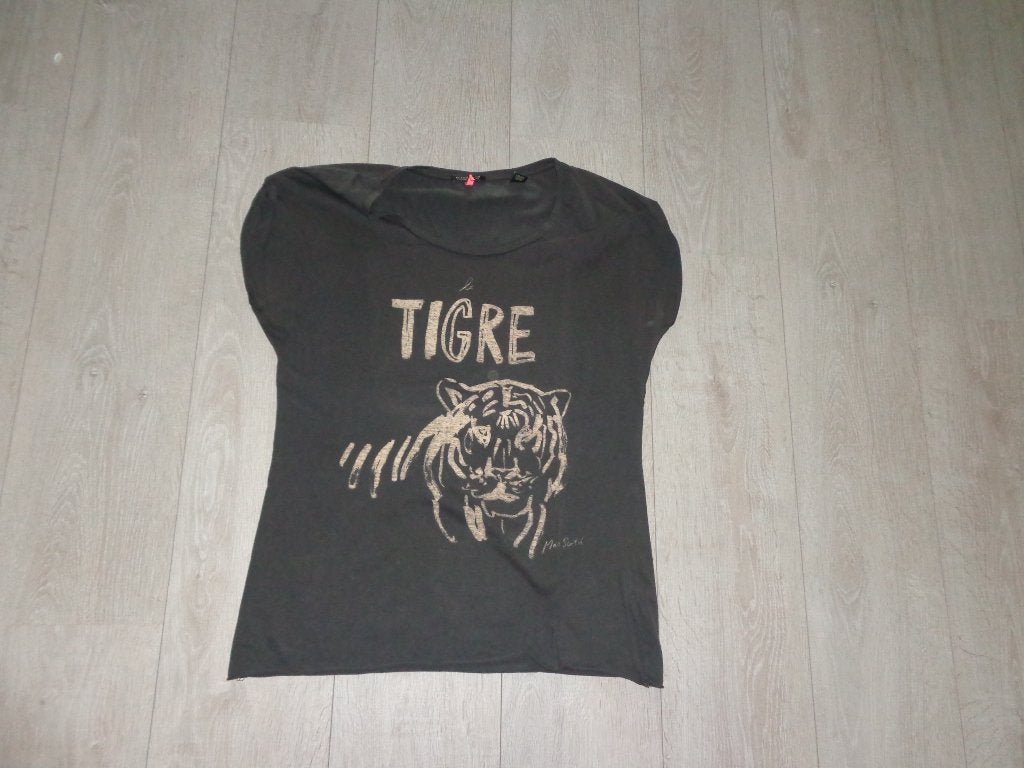 gaaf damest-shirt van Maison Scotch, maat 3/L, Kleding | Dames, T-shirts, Ophalen of Verzenden, Gedragen, Maat 42/44 (L), Korte mouw