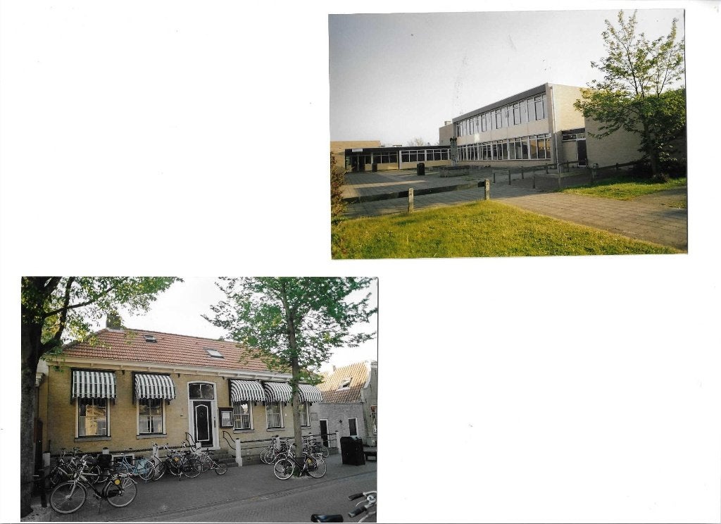 midsland  drosthuis en school  terschelling, Verzenden, 1980 tot heden, Foto, Zo goed als nieuw