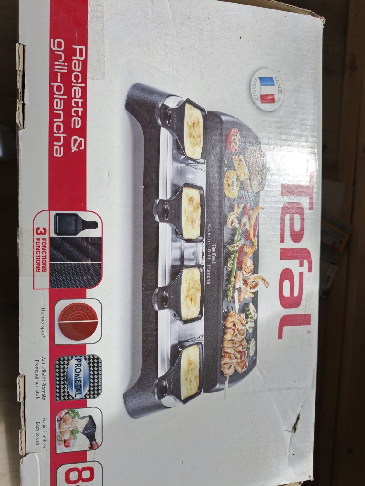 Tefal Gourmetstel met 8 bakjes, Ophalen of Verzenden, 8 personen of meer