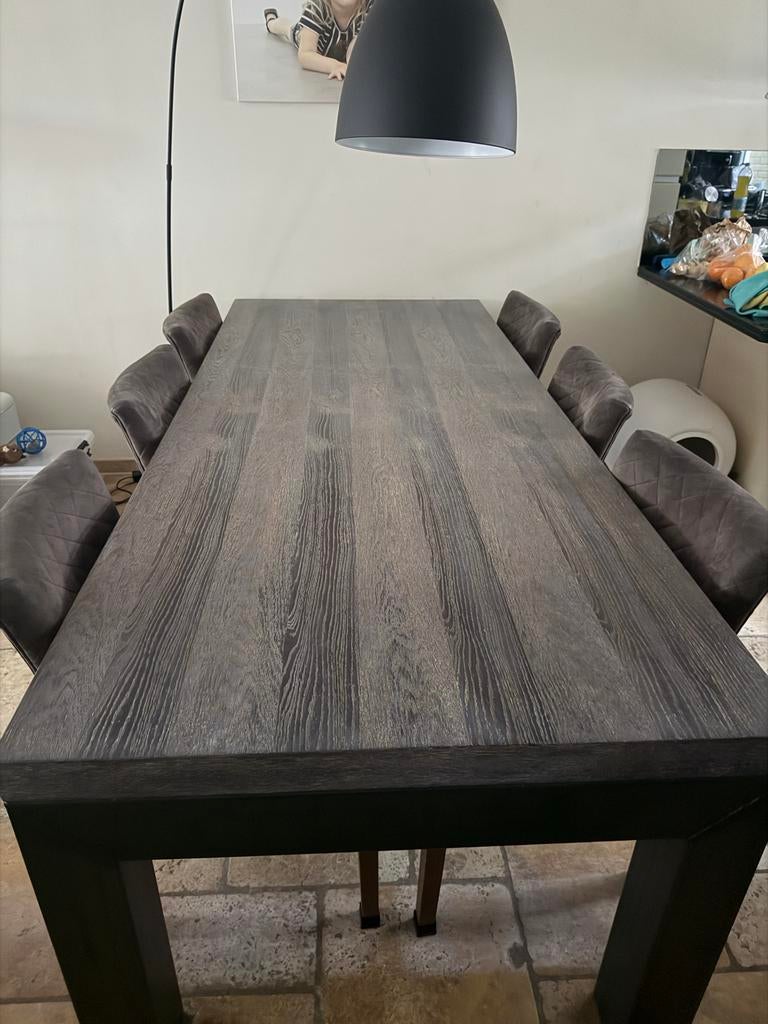 PTMD Eettafel - 240x100x78 cm - Robuust en Stijlvol, Ophalen, Zo goed als nieuw