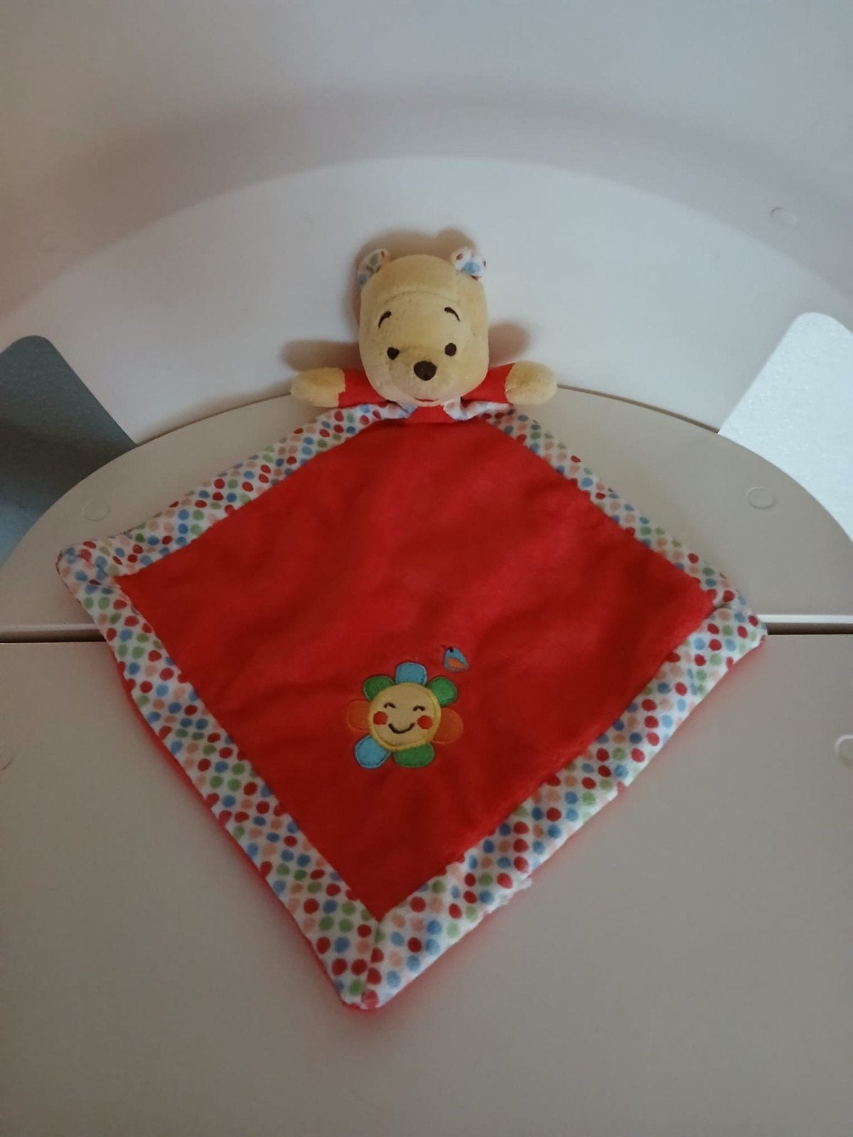 Knuffeldoekje Winnie de Poeh., Disney, Beer, Ophalen of Verzenden, Zo goed als nieuw