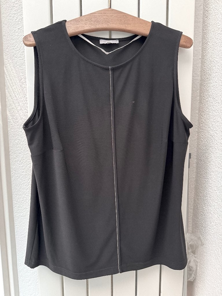 Erfo nette zwarte mouwloze top maat 46, Overige typen, Zwart, Erfo, Ophalen of Verzenden