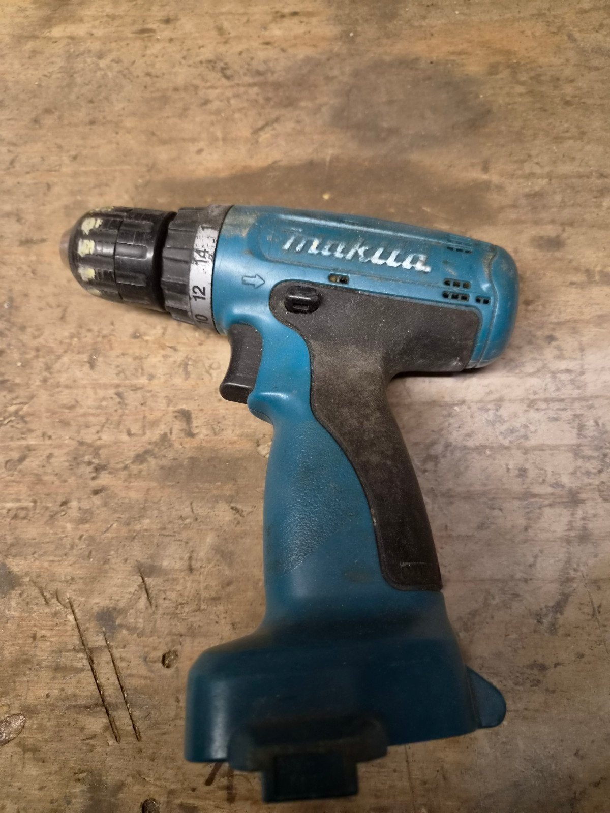 Makita Accu Schroefmachine Body 12V (excl. accu), Ophalen of Verzenden, Gebruikt, Boor- en Schroefmachine