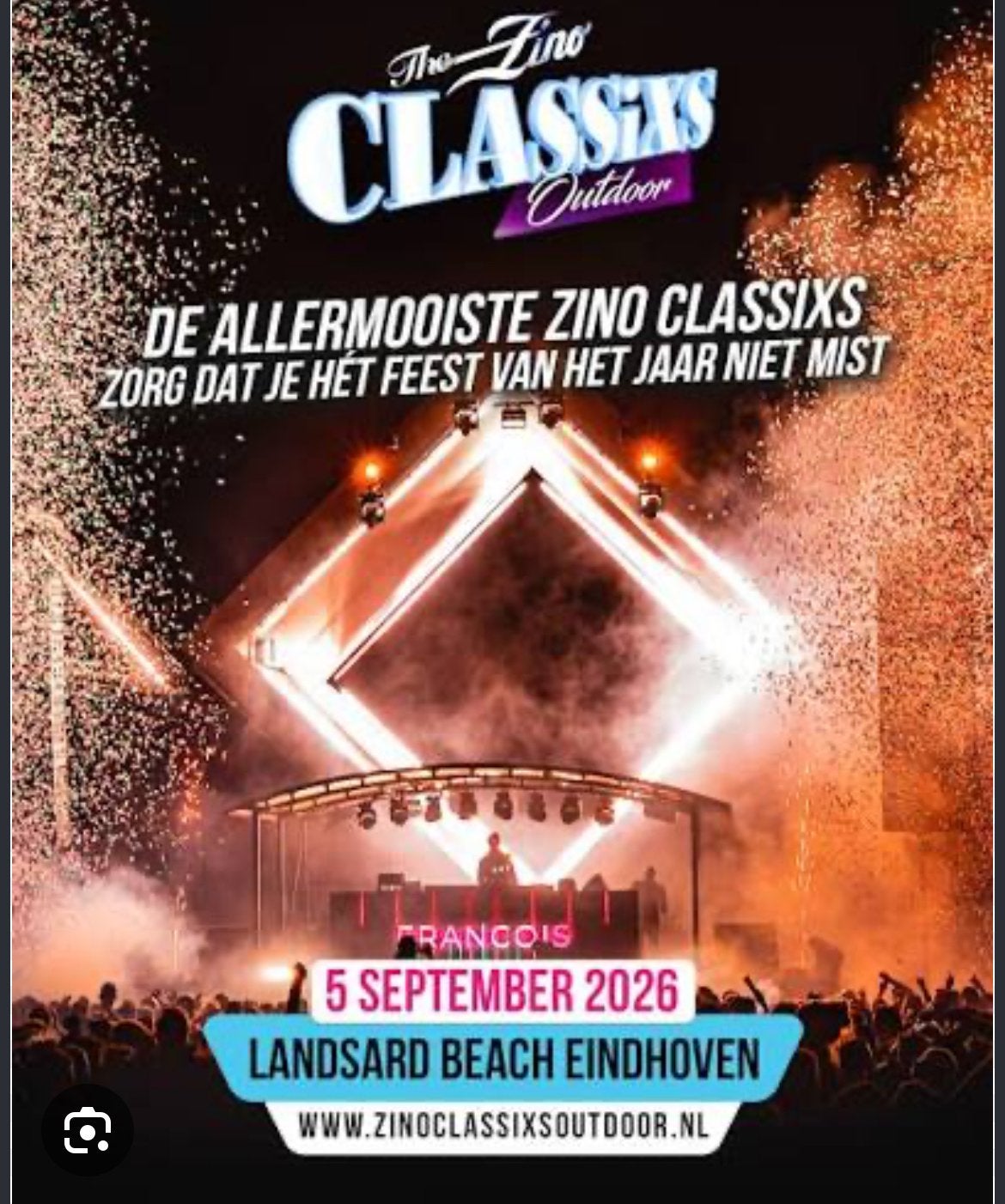 Zino Classixs ticket, Tickets en Kaartjes, Concerten | House, Techno en Trance
