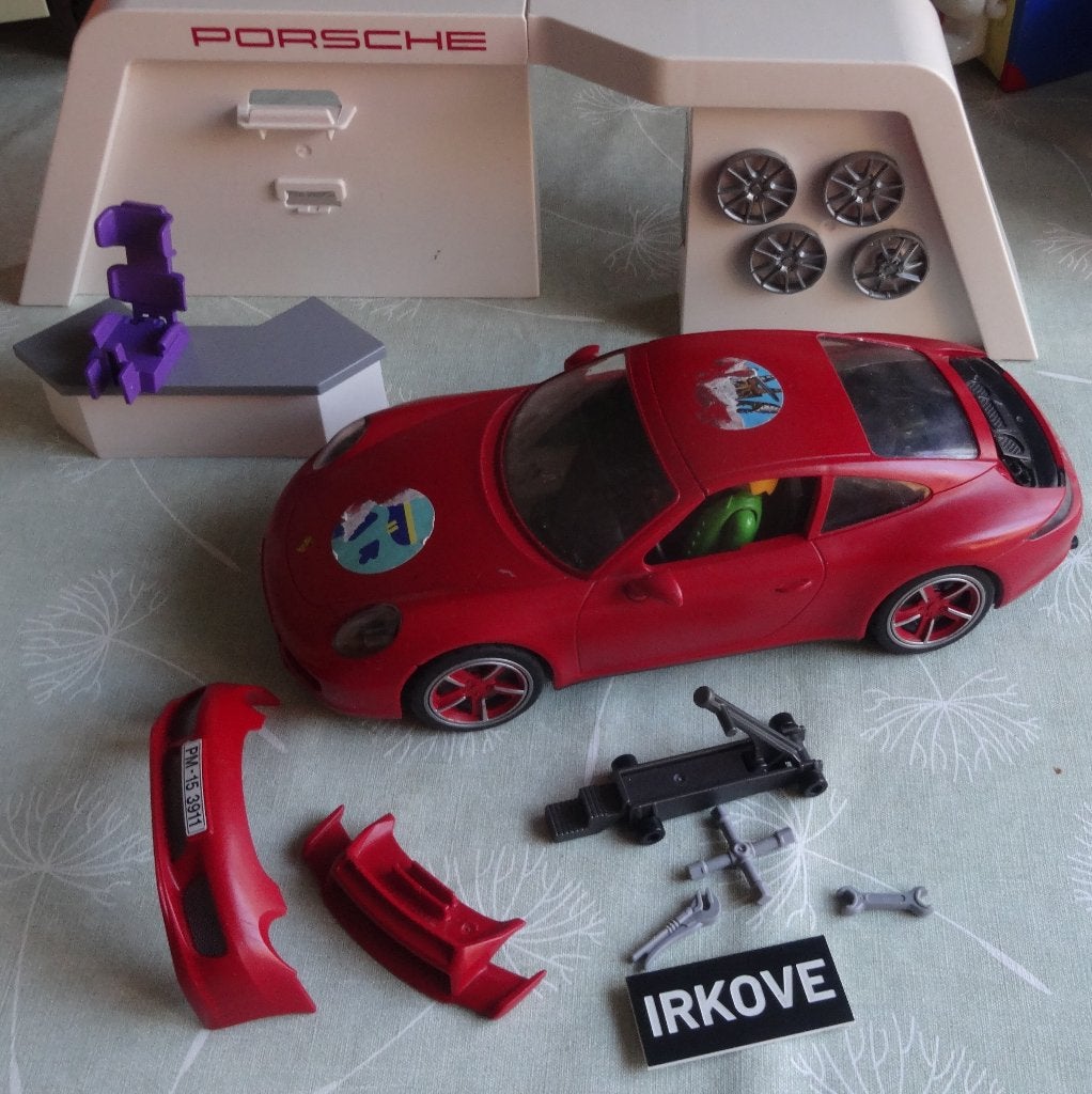PLAYMOBIL PORSCHE WERKPLAATS * Mooie Staat *, Kinderen en Baby's, Speelgoed | Playmobil, Verzenden, Zo goed als nieuw, Complete set
