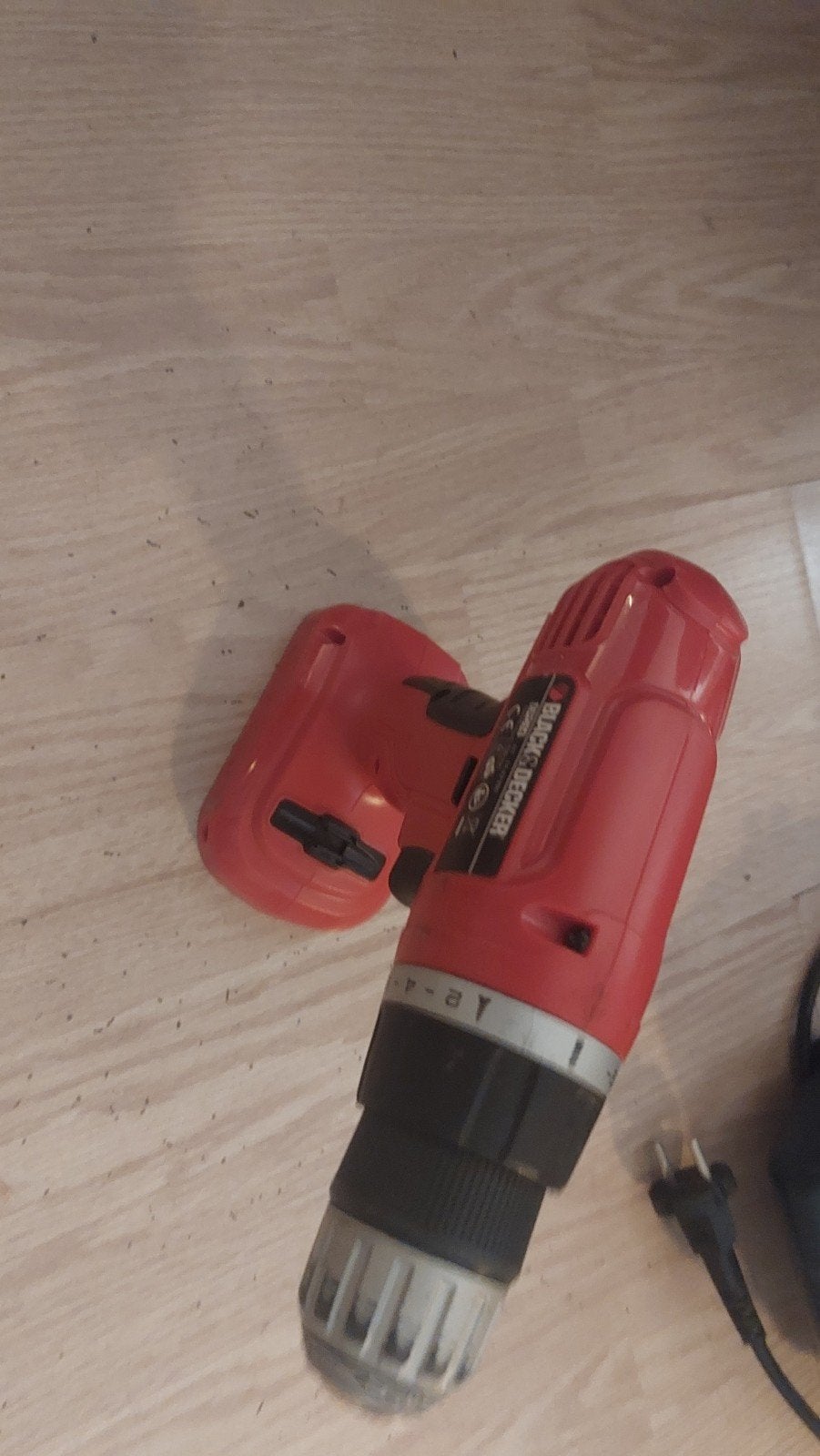 Black & Decker Boor- en Schroefmachine zgan (exclusief accu), Gebruikt, Variabele snelheid, Ophalen of Verzenden, Boor- en Schroefmachine