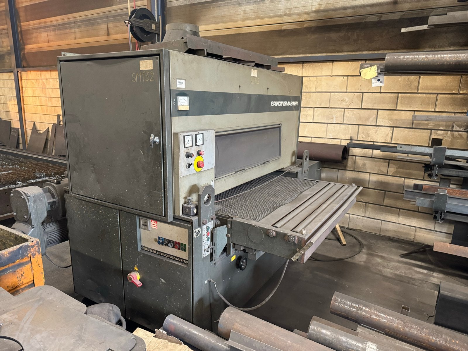 Grindingmaster M8-1200 brede bandschuurmachine, Ophalen, Grinding master, Weet ik niet, Weet ik niet