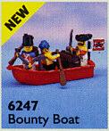 Lego Pirates Pirates I 6247 Bounty Boat, Lego, Complete set, Pirates, Ophalen of Verzenden