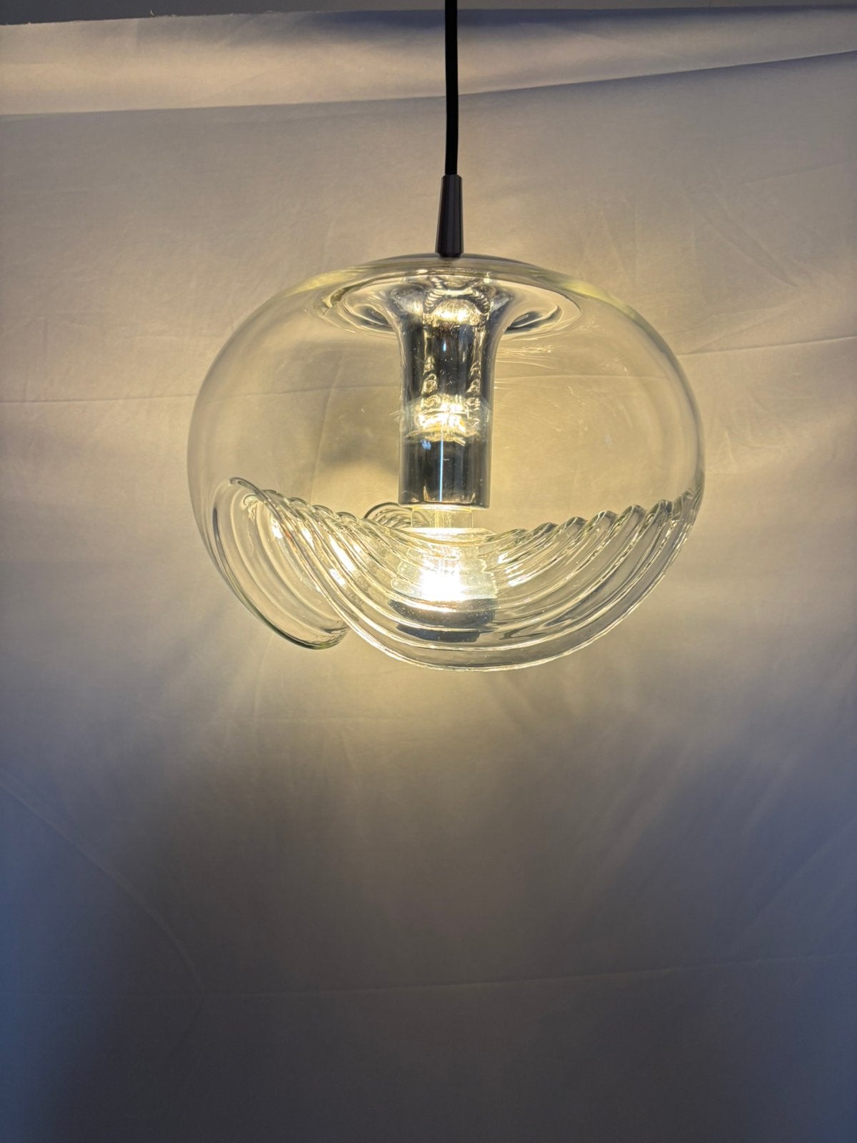 Vintage Futura Wave Peill Putzler hanglamp space age design, Ophalen of Verzenden, Gebruikt