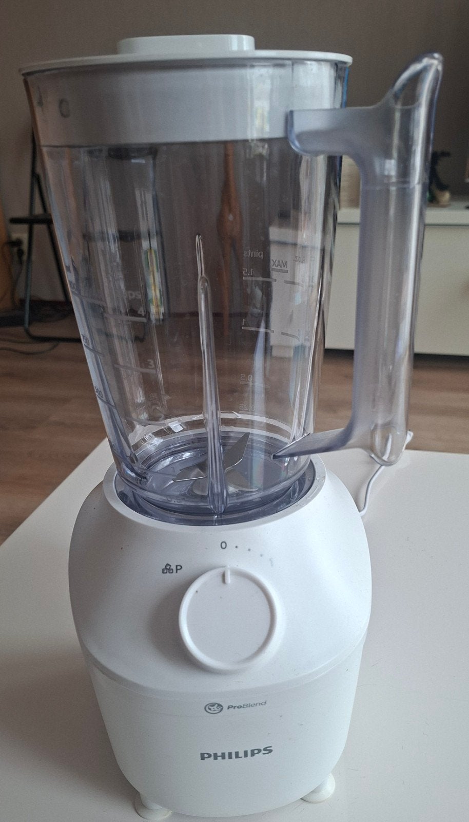 Philips ProBlend Blender - Wit, Ophalen of Verzenden, Gebruikt, Blender