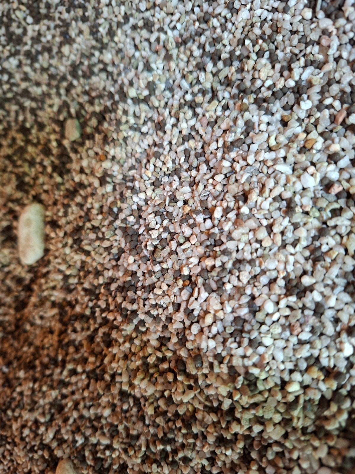 aquarium grind, Ophalen, Grind, Zand of Voedingsbodem