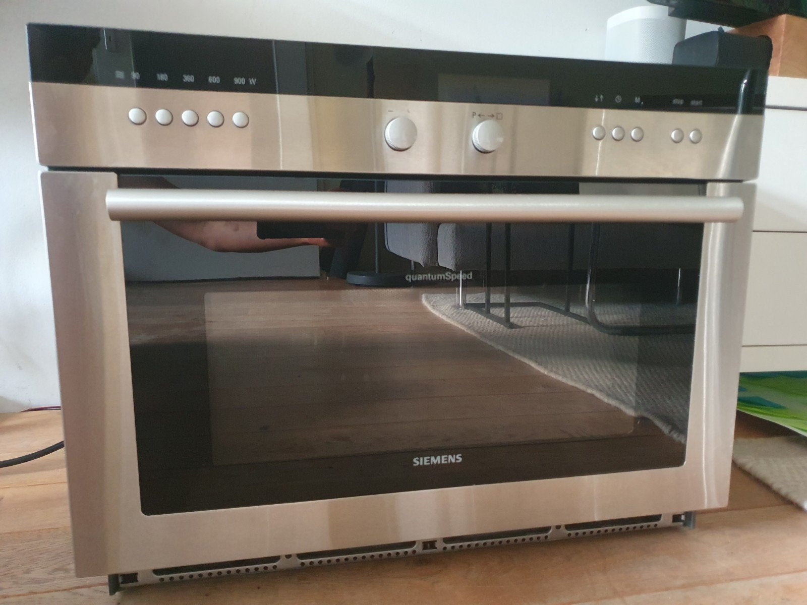 Siemens Combi Magnetron Inbouw - Gebruikt, Witgoed en Apparatuur, Magnetrons, Ophalen, Combimagnetron, Gebruikt, Hete lucht