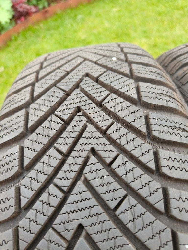 Set winterbanden + lichtmetalen velgen 195/55 R16, Ophalen, Gebruikt, 16 inch, Winterbanden