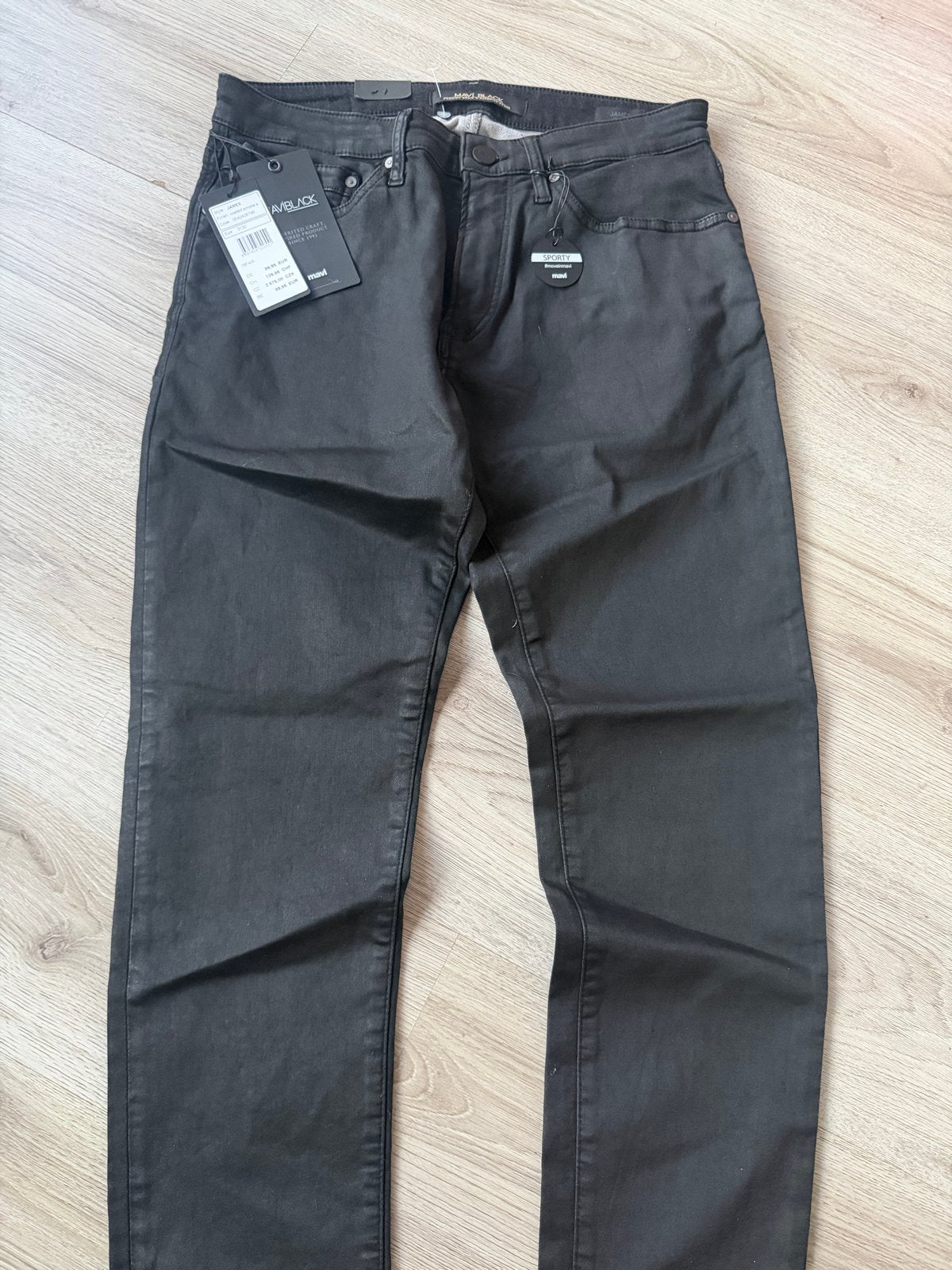 Nieuwe Mavi James Skinny Jeans W31 L30 - Zwart, Ophalen, Nieuw, Zwart, W30 - W32 (confectie 38/40)