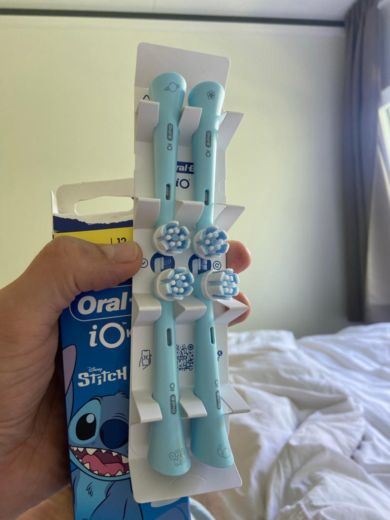 Oral-B iO Kids Opzetborstels Stitch - 4 stuks, Witgoed en Apparatuur, Ophalen of Verzenden, Nieuw, Mondverzorging