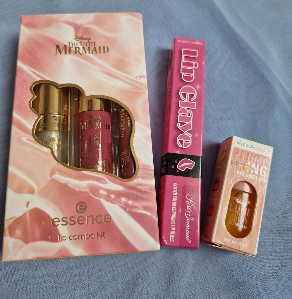 Nieuwe make-up set: Essence Little Mermaid & lip plumper, Lippen, Nieuw, Ophalen of Verzenden, Make-up