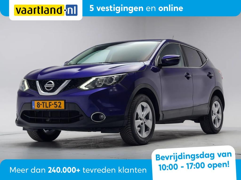 Nissan QASHQAI 1.2 Visia [ Navigatie Cruise control Trekhaak, Auto's, Gebruikt, 4 cilinders, Blauw, 116 pk