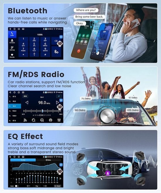 Android 9 Inch Car Radio – Multimedia Systeem – Autoradio, Corvance B.V., Verzenden, Nieuw, Corvancebol@gmail.com