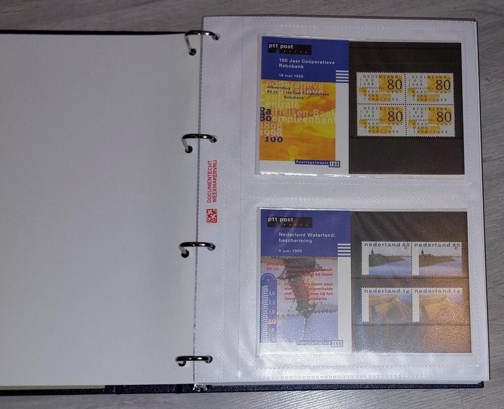 Davo album postzegel mapjes Nederland 189 t/m 218a, Ophalen of Verzenden