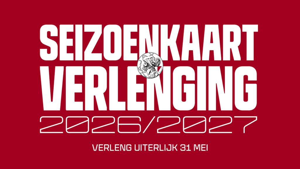 Gezocht twee seizoenskaarten Ajax Vak 118, Tickets en Kaartjes, Sport | Voetbal, Seizoenskaart, Twee personen, Mei