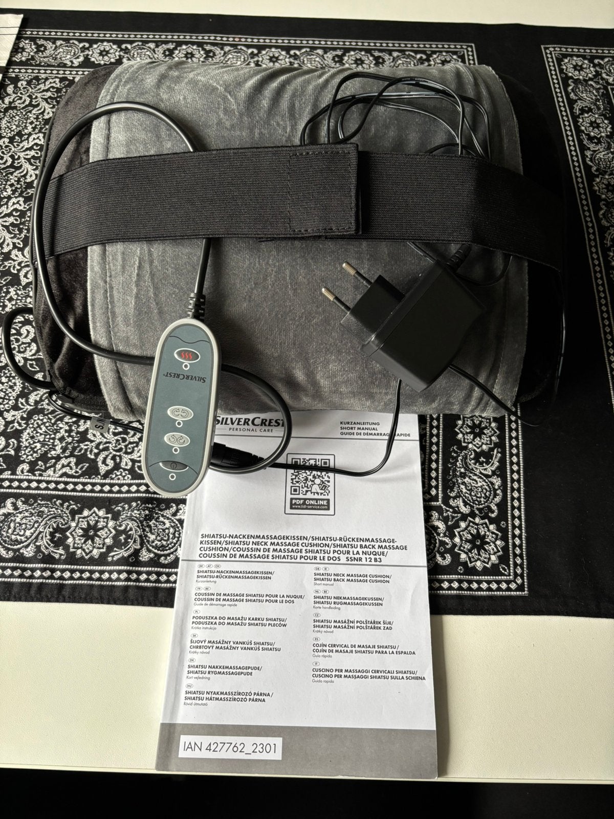Shiatsu nekmassagekussen, Ophalen of Verzenden, Zo goed als nieuw, Massagestoel of Kussen