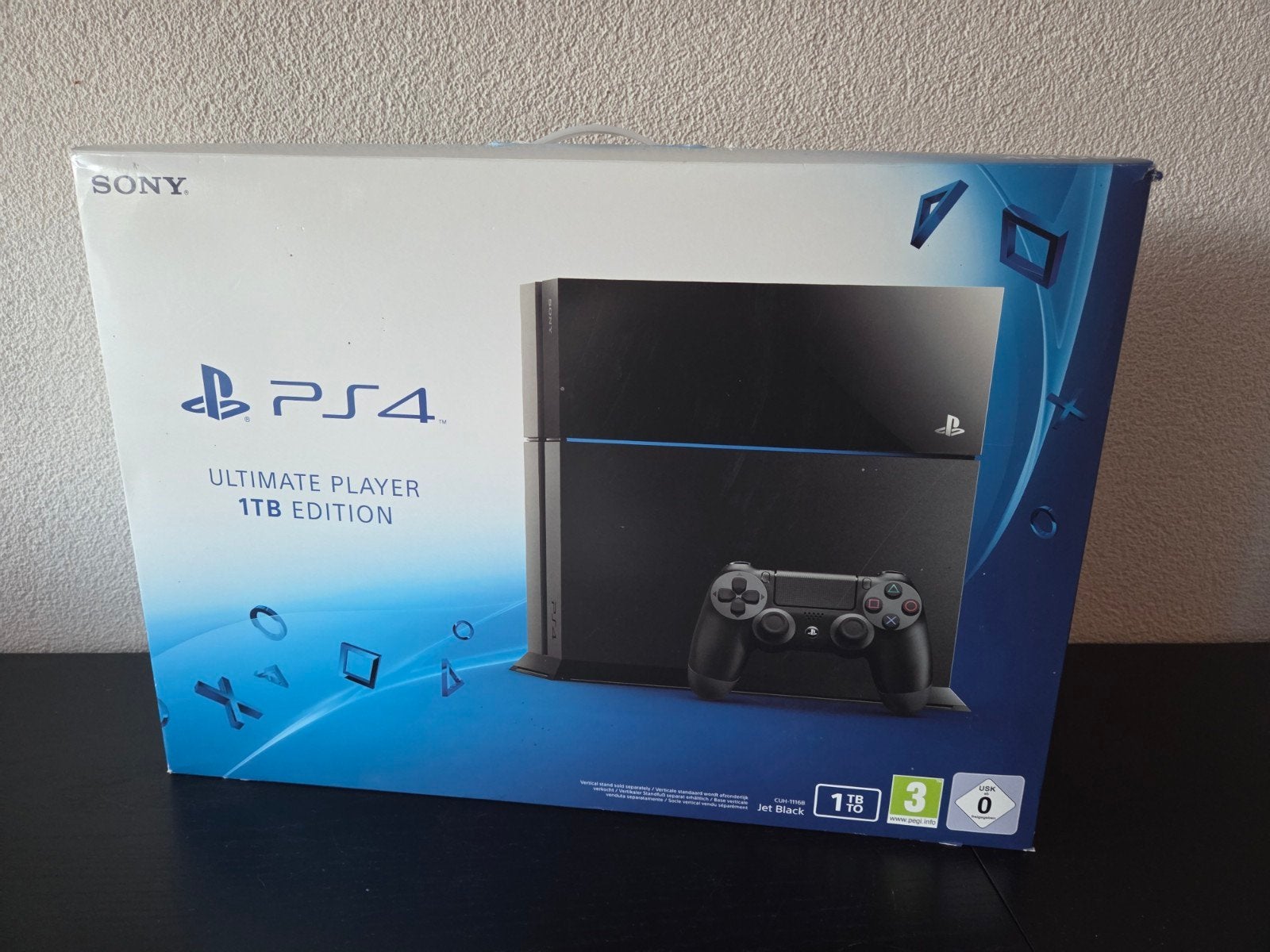 Sony PlayStation 4 (PS4) Original 1TB met doos, Ophalen of Verzenden, Zo goed als nieuw, Zonder controller, 1 TB
