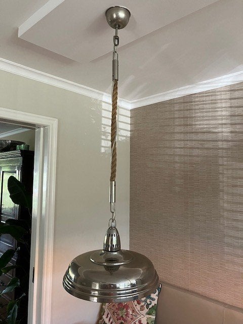hanglamp, Huis en Inrichting, Lampen | Hanglampen, Ophalen, Overige materialen, Zo goed als nieuw, 75 cm of meer