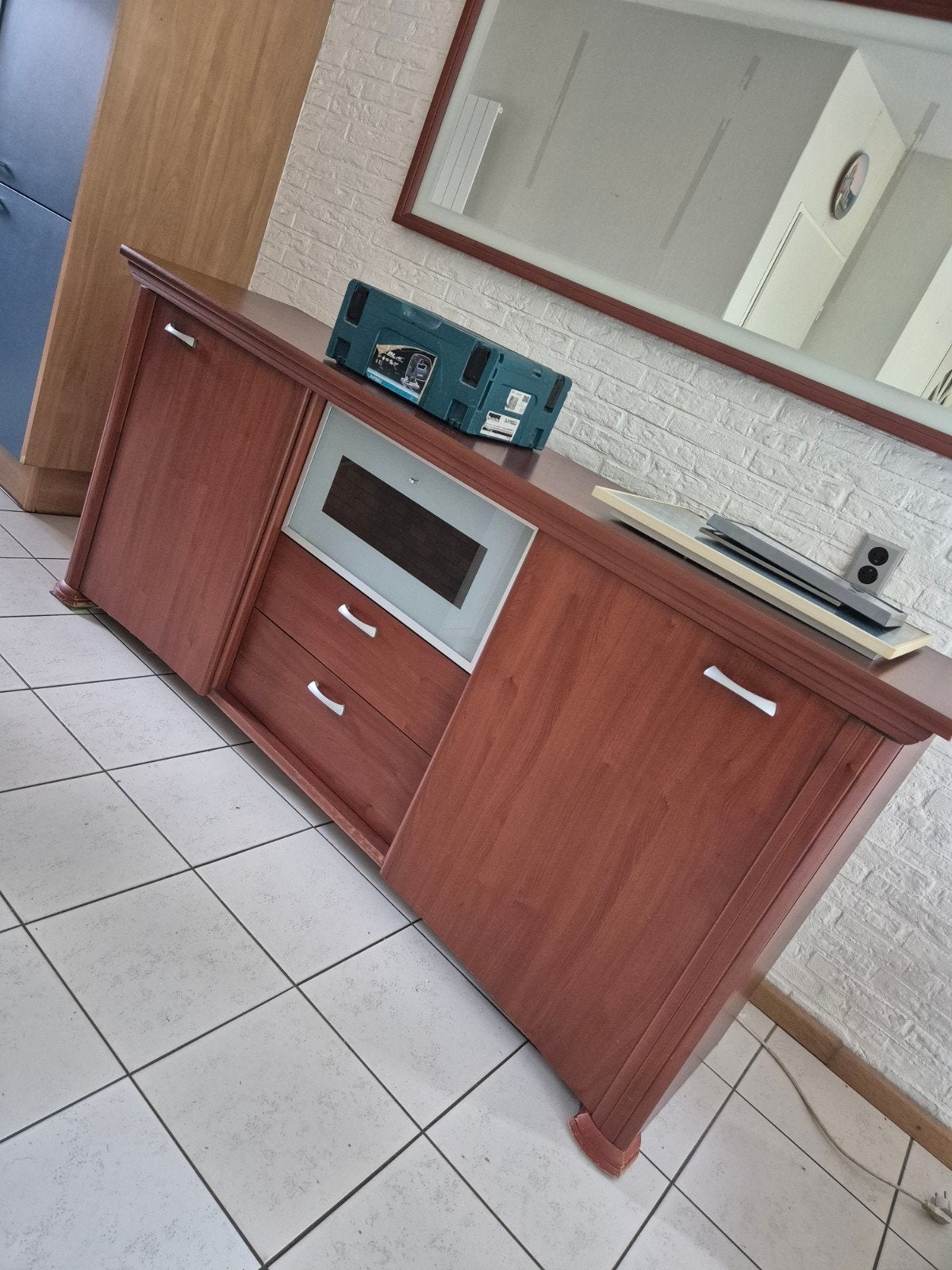 Kast, Huis en Inrichting, Keuken | Complete keukens, Ophalen, Gebruikt, Enkelwandige keuken
