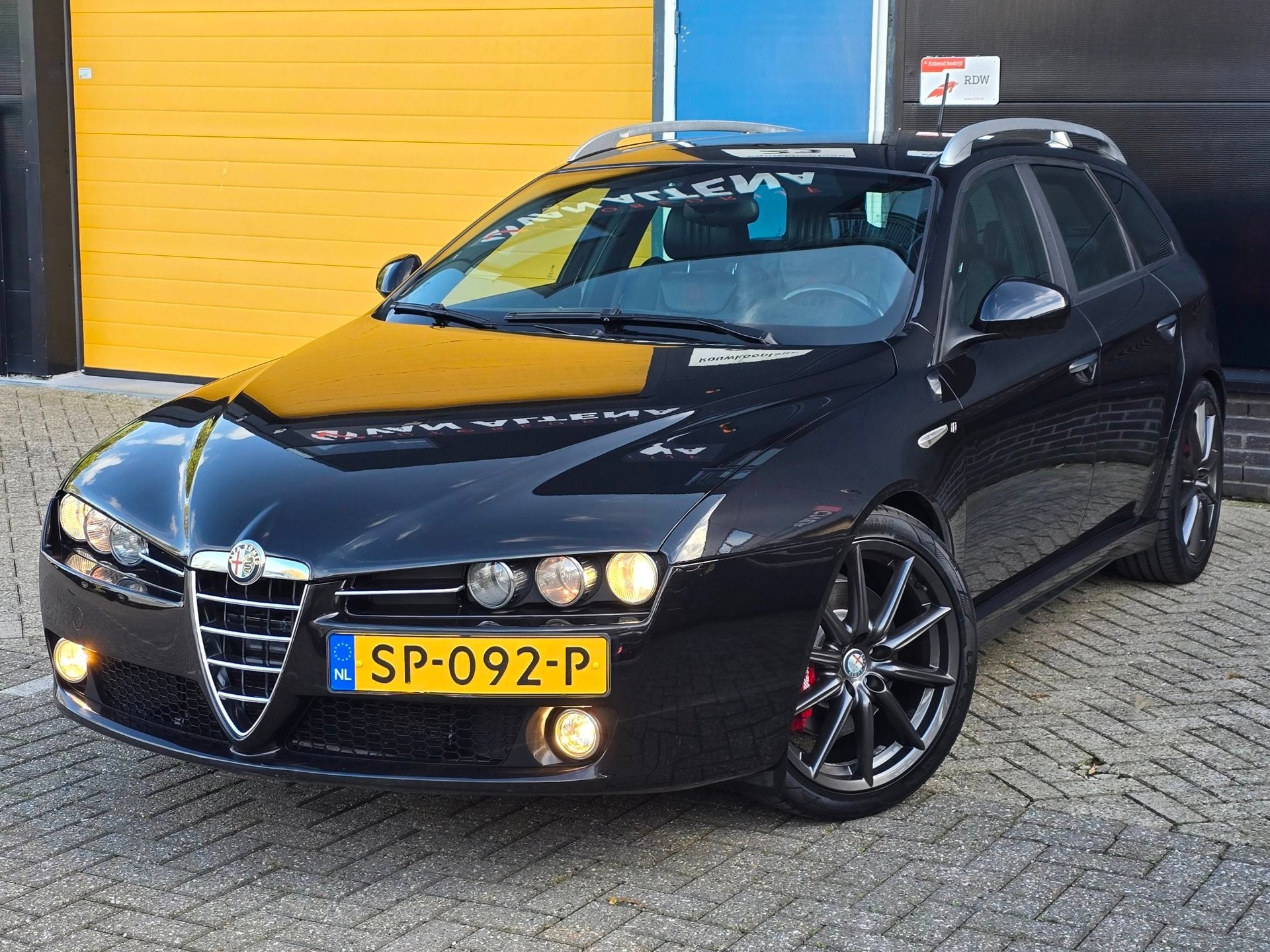 Alfa Romeo 159 Sportwagon 1.7 Ti Centenario / 200 PK / Leder, Voorwielaandrijving, Gebruikt, 4 cilinders, Zwart