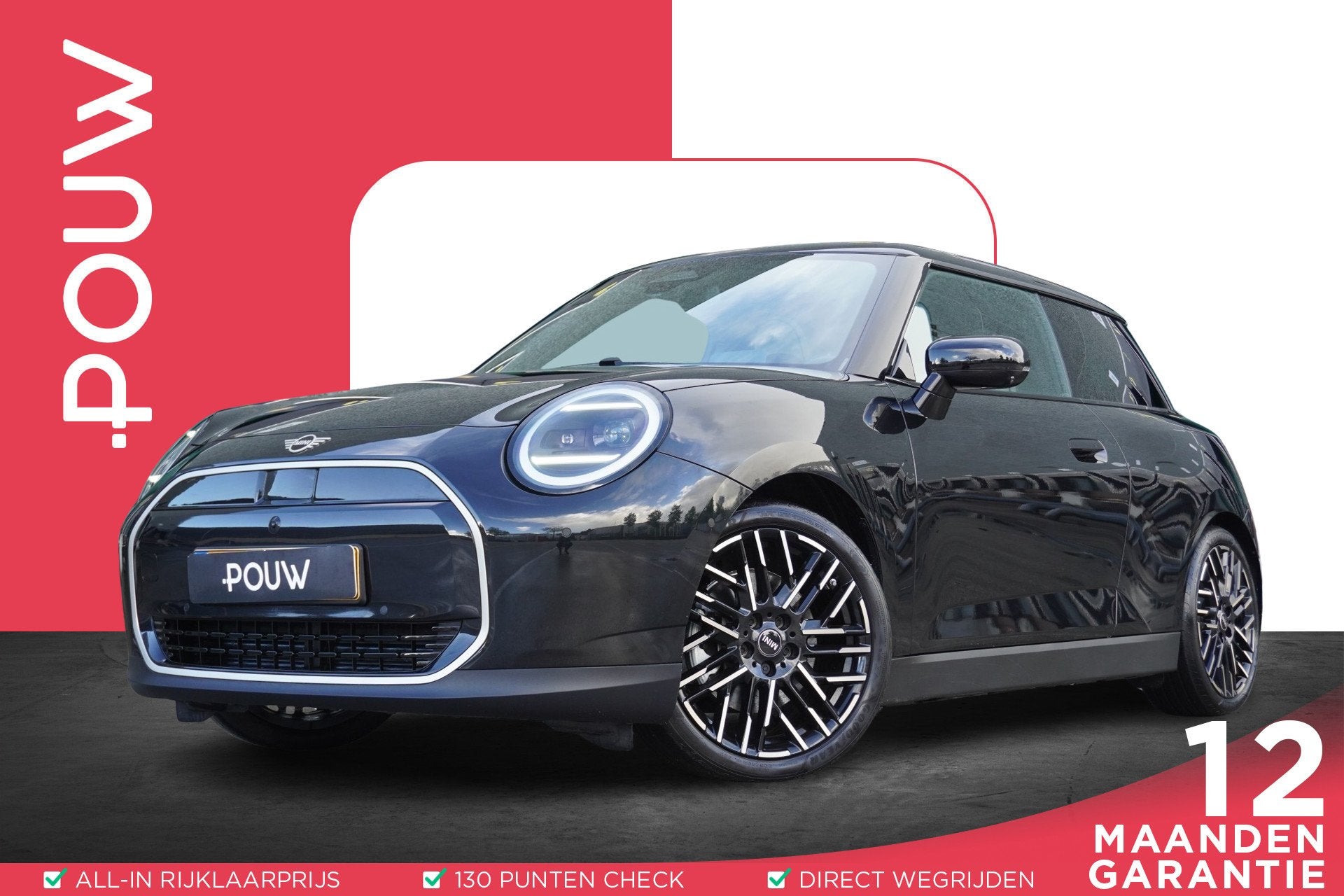 MINI 3-Deurs Cooper E 184pk Favoured L 40.7 kWh | Harman / K, Auto's, 12 maanden, Gebruikt, 41 kWh, 4 stoelen
