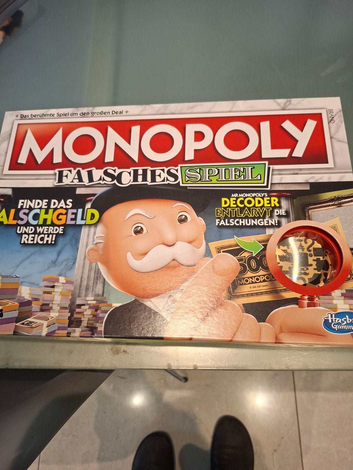 Monopoly valsgeld spel - Ontmasker vals geld!, Drie of vier spelers, Ophalen of Verzenden, Gebruikt, Hasbro Gaming