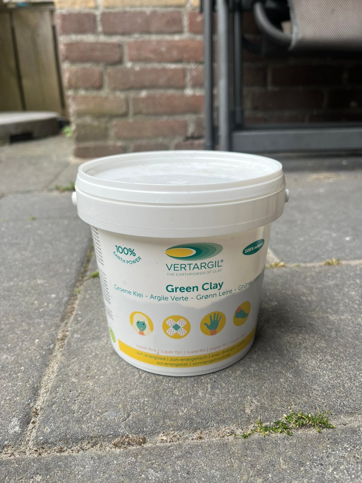 Halve pot groene klei, Ophalen of Verzenden, Nieuw