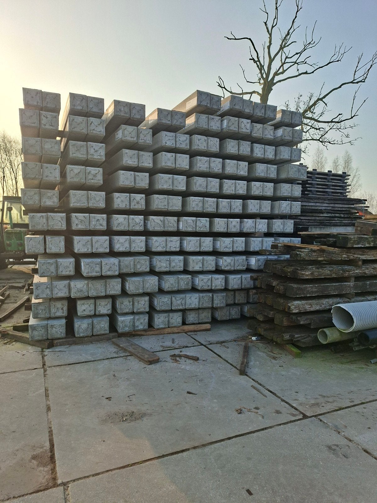 Betonplanen | Heipalen | betonnenheipalen, Overige typen, Nieuw, Ophalen of Verzenden, 10 m² of meer