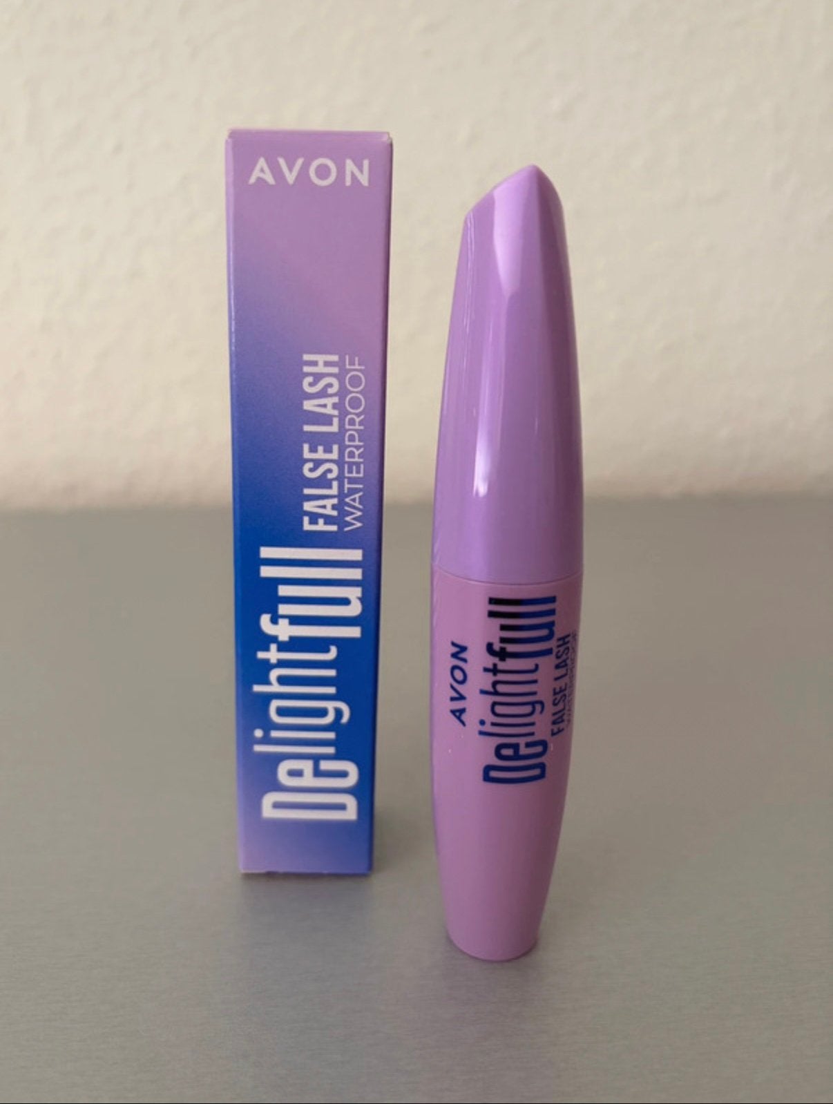 Mascara Avon delightfull false lash waterproof lavabruin, Ogen, Bruin, Nieuw, Ophalen of Verzenden