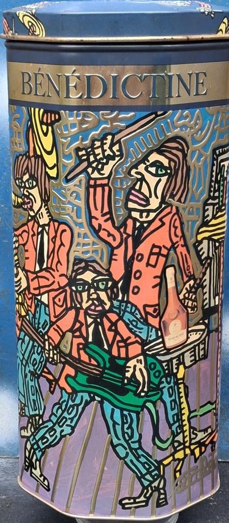 Robert Combas. Bénédictine Collection. No 12 blik., Verzamelen, Blikken, Ophalen, Zo goed als nieuw, Overige, Overige merken