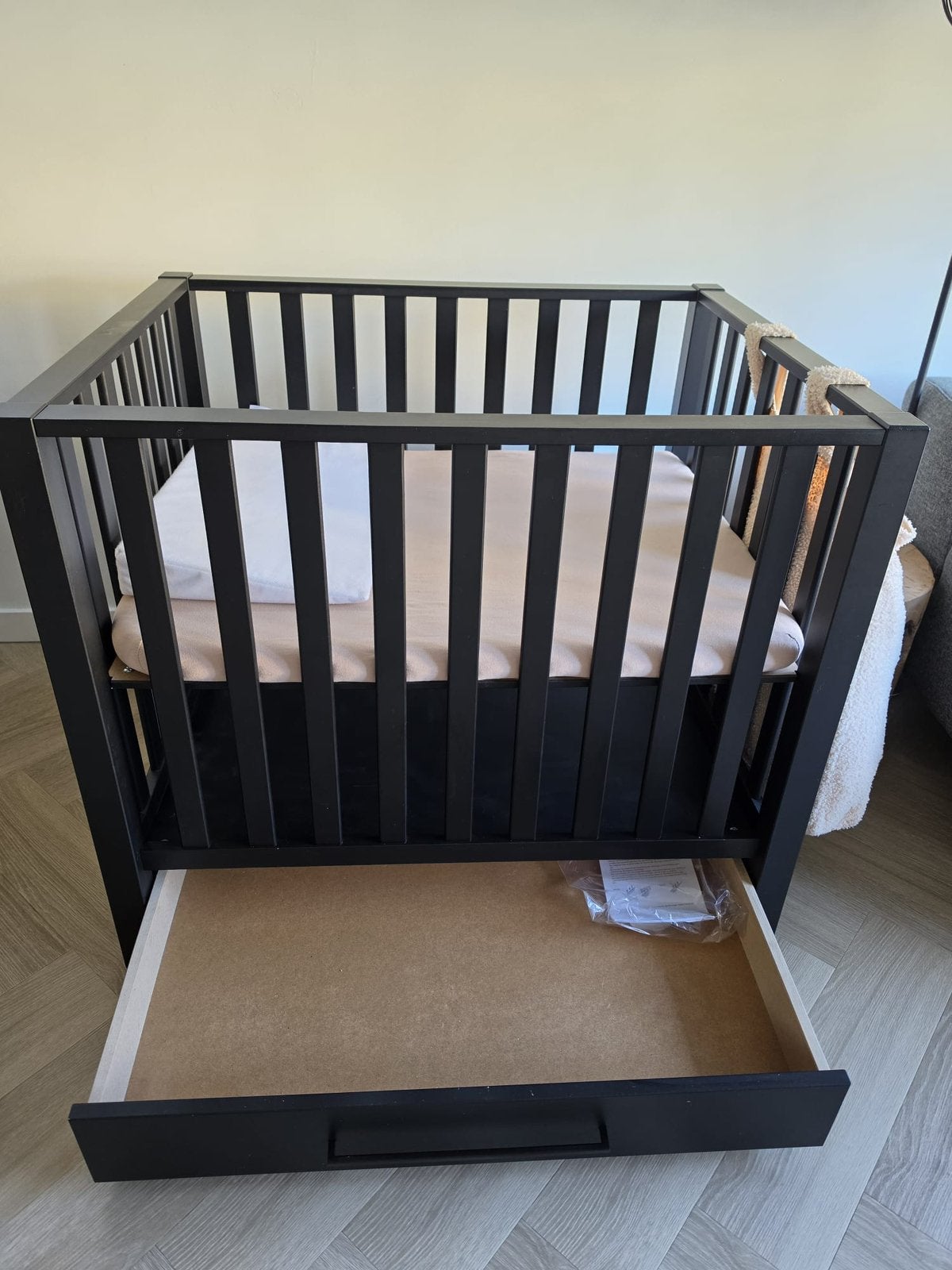 Europe Baby Casper Box Met Lade II Mat Zwart, Ophalen of Verzenden, Zo goed als nieuw, Lade