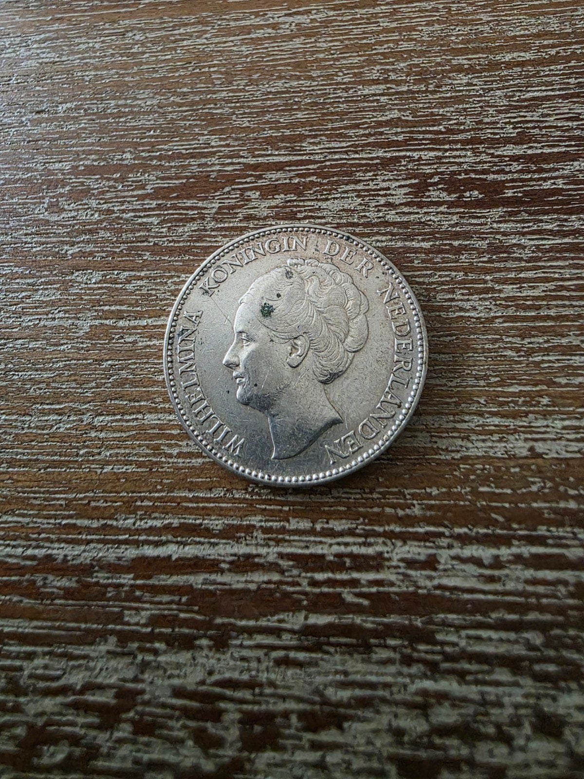 1 Gulden Wilhelmina 1931 Zilver, Postzegels en Munten, 1 gulden, Zilver, Ophalen of Verzenden, Koningin Wilhelmina