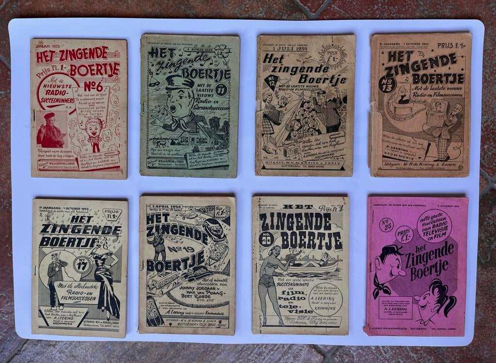 Het Zingende Boertje - Diverse Oude Tijdschriften, Boeken, Ophalen of Verzenden, Gelezen