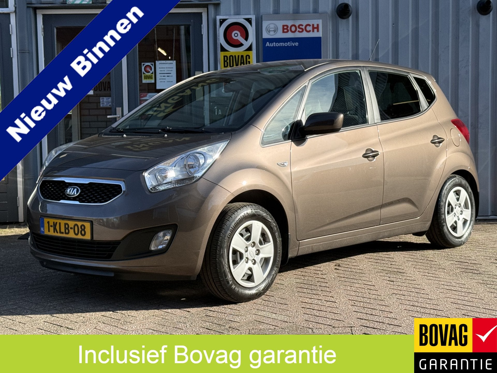 Kia Venga 1.4 CVVT Plus Pack. | CAMERA | NAVI | CRUISE | TRE, Auto's, Voorwielaandrijving, Euro 5, Stof, Gebruikt