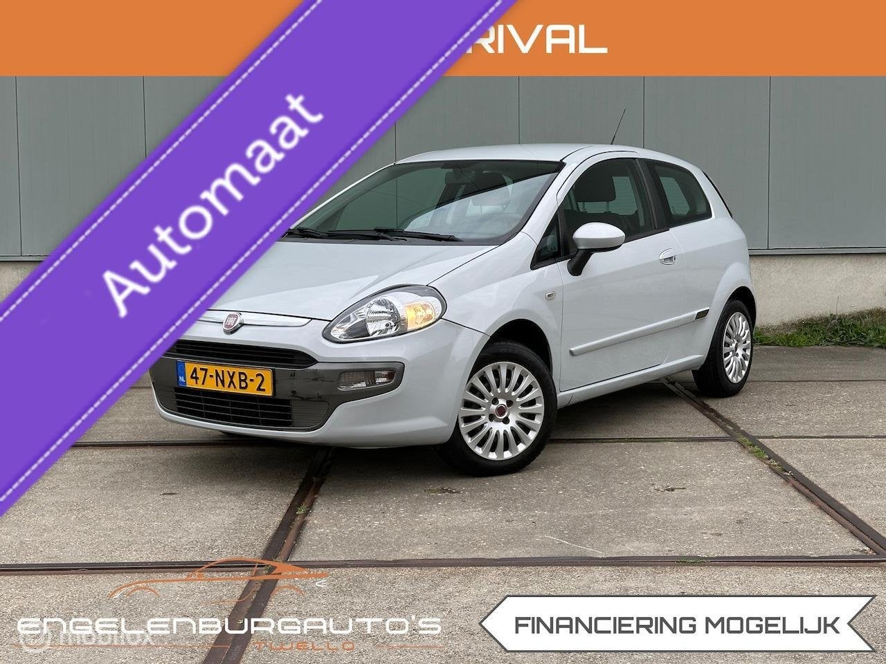 Fiat Punto Evo 1.4 Dynamic automaat NAP, Bleutooth cruise, Auto's, Voorwielaandrijving, Euro 5, 4 cilinders, 400 kg