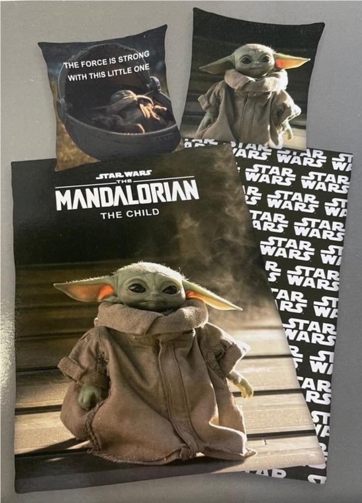 Star Wars dekbedhoes 1 persoons. Gebruikt maar nog erg mooi., Ophalen, Gebruikt, Eenpersoons, Wit