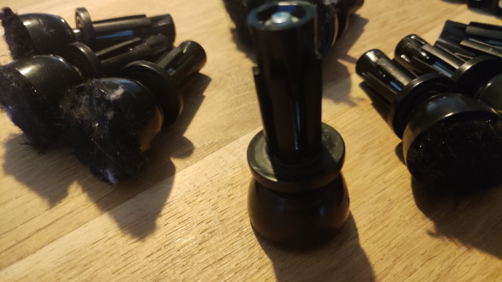 Stoelpoot doppen, Ophalen, Bescherming